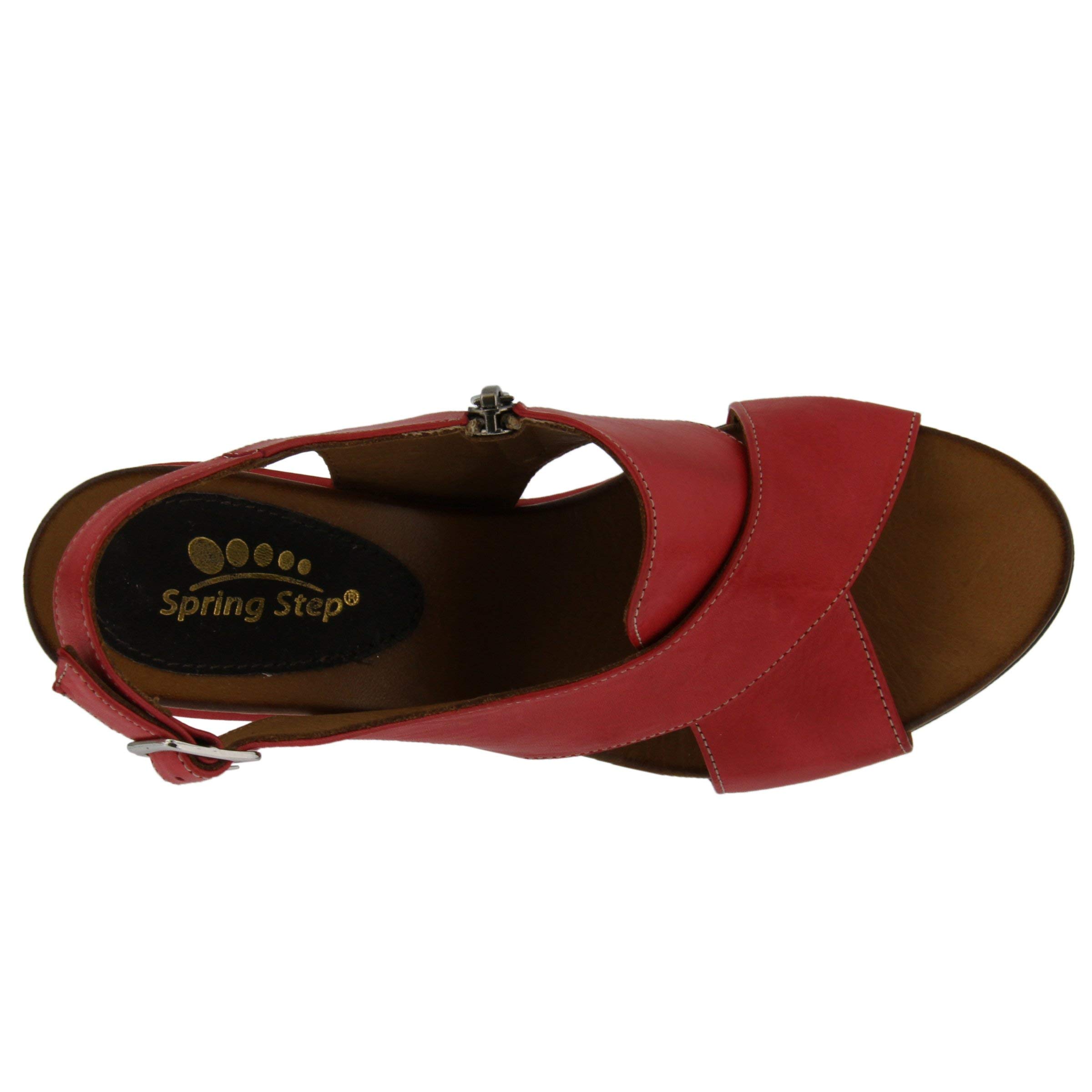 Spring Step Women's Caronise Comfort Wedge Sandals - Breathable & Lightweight Summer Shoes for Beach, Walking, and Casual Outfits