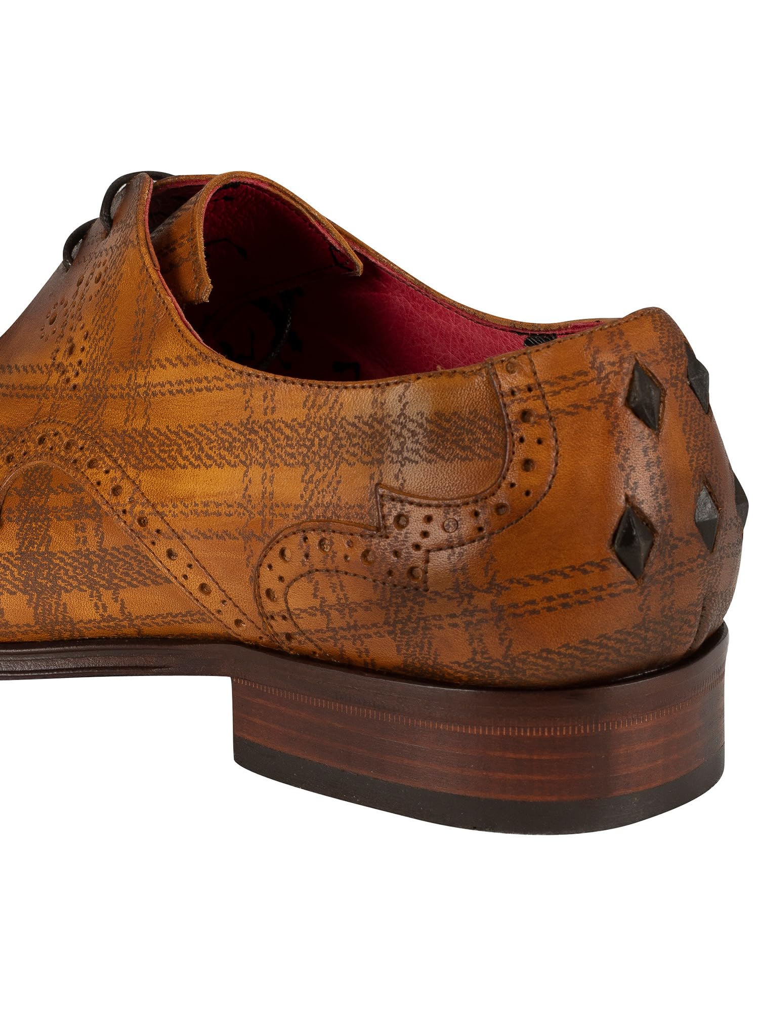 Premium Men's Genuine Leather Dress Shoes - Ambar Scottish Style Formal Oxfords for Business, Wedding & Office Wear