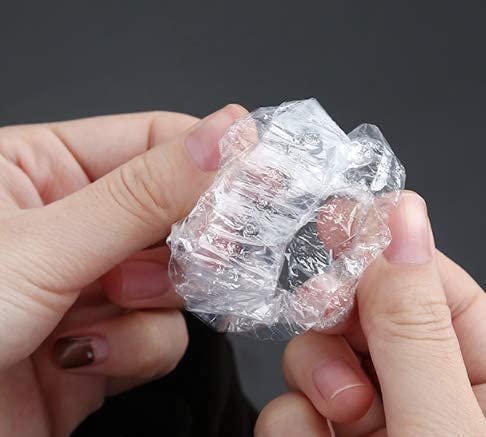 FEORA 100 Pack Waterproof Ear Protectors - Transparent Shower Ear Covers for Hair Dye, Swimming & Bathing - Reusable Silicone Ear Caps for Adults & Kids (Great for Showering, Swimming Pool & Hair Salon Use)