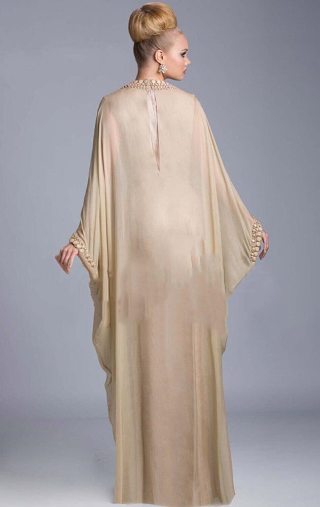 Muslim Evening Dresses with Beaded Crystals for Women - Elegant Prom & Mother Dresses