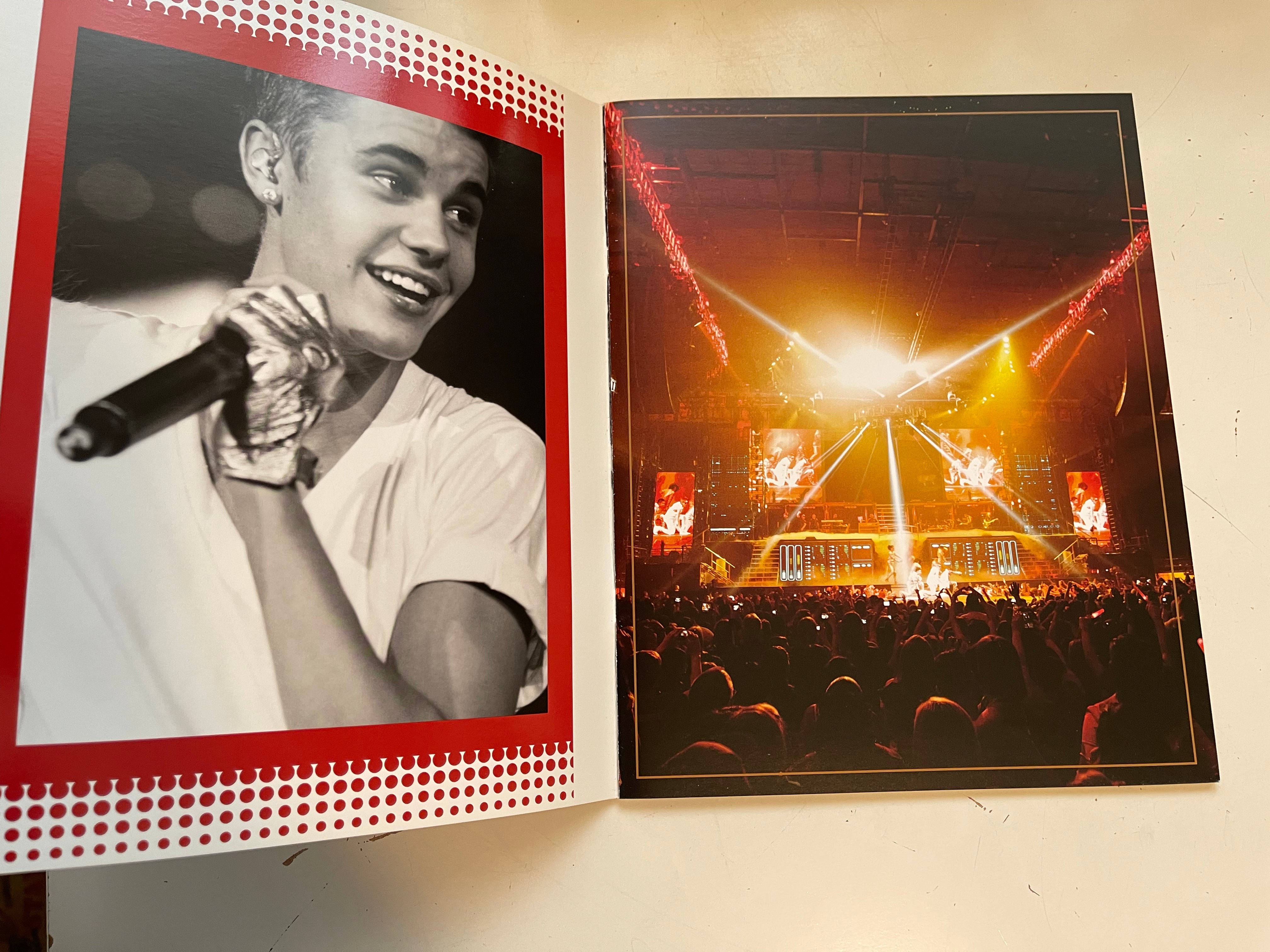 Justin Bieber 2012 Official Concert Tour Program - Limited Edition Collectible Memorabilia for Fans & Music Lovers - Perfect for Display, Gifts, and Special Events