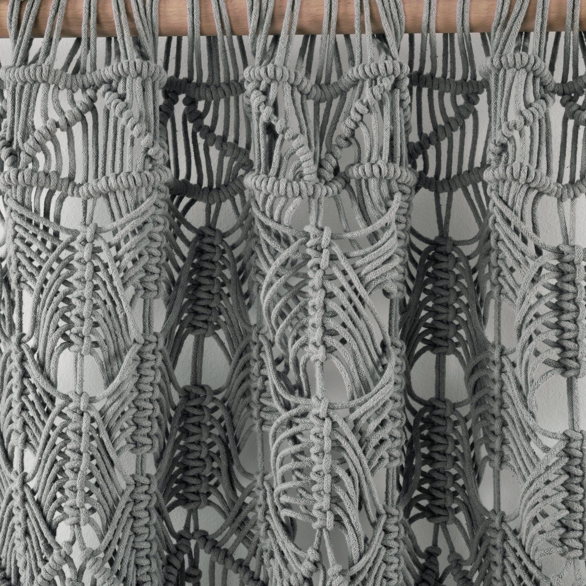 Boho Macrame Tassel Cotton Window Curtains for Living Room, Bedroom - Handmade Bohemian Sheer Drapes with Tassel Trim - Perfect for Home Decor, Nursery & Cozy Spaces