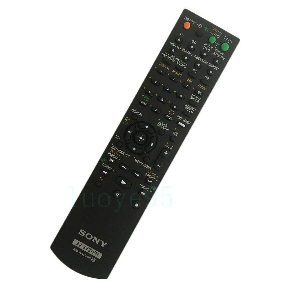 Original Sony STR-DE595 STR-DE995 STR-DB790 AV Receiver Replacement Remote Control - Compatible with Home Theater & Audio Systems