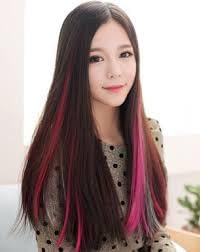 BOXO 2-Piece Fake Hair Colored Streaks Hair Extensions for Kids & Women - Perfect for Cosplay, Parties & Everyday Styling