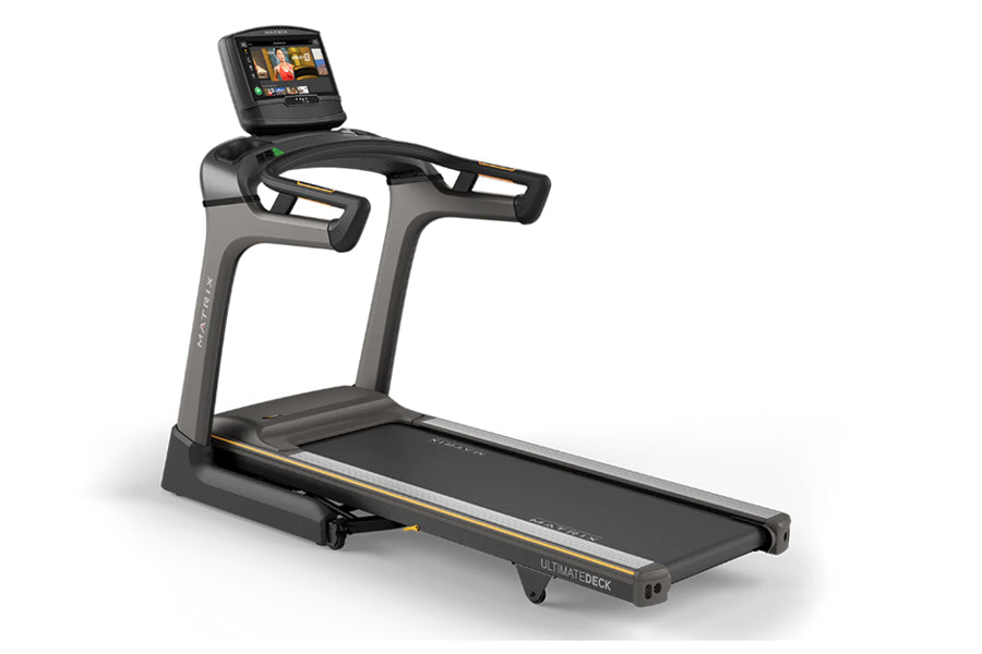 Matrix TF50 Folding Treadmill - Compact Home Gym Equipment for Running & Walking | Space-Saving Design with Quiet Motor | Perfect for Small Apartments, Home Offices & Cardio Workouts