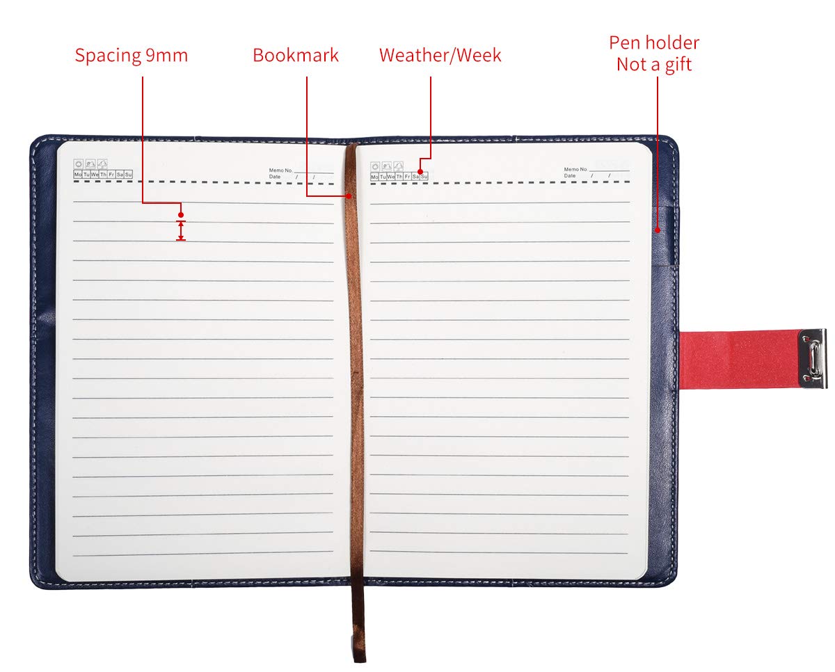 Premium A5 PU Leather Locking Journal - Secure Combination Lock Diary Notebook for Personal Writing, Travel & Gift Ideas (Red)