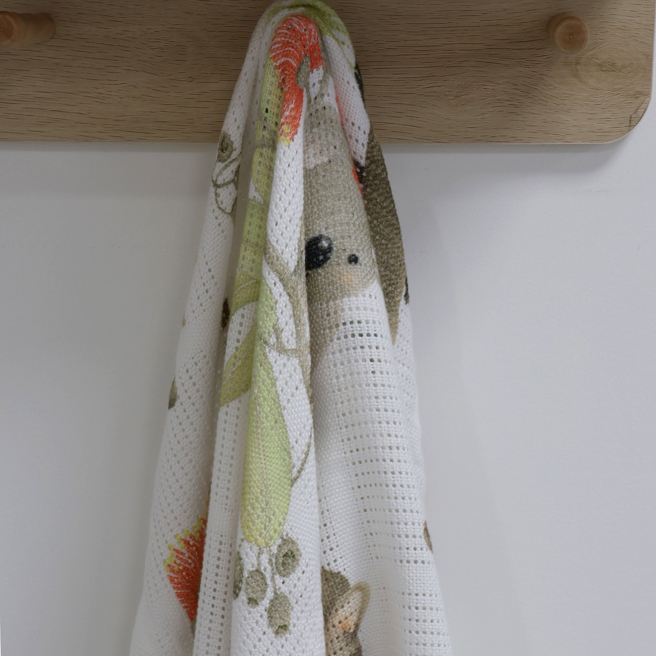 Soft Aussie Animals Fleece Blanket - Cozy & Cute Australian Wildlife Design - Perfect for Baby Nursery, Travel, and Home Decor