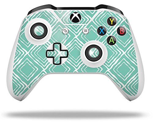 WraptorSkinz Vinyl Skin Wrap for XBOX One S/X Controller - Wavey Seafoam Green Decal | Protective Custom Cover | Gaming Accessory for Enhanced Grip & Style (Controller Not Included) | Perfect for Gaming Enthusiasts & Collectors