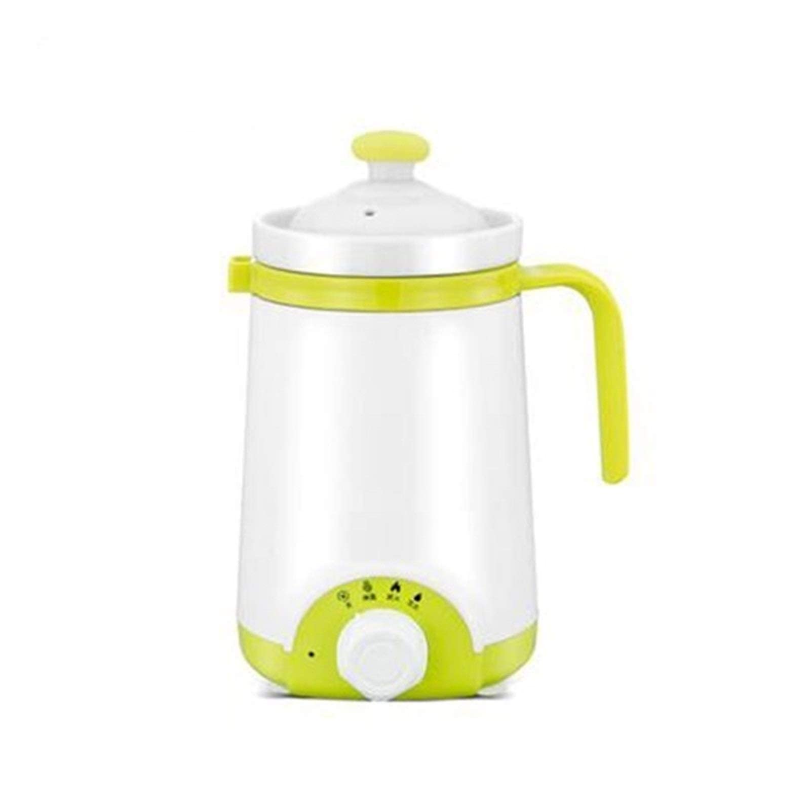 ZYBW Mini Automatic Electric Kettle - 1.2L Ceramic Boiler for Tea, Coffee, Soup, Stew & Porridge | Slow Cooker & Milk Warmer | Hot Water Pot for Home, Office & Dorm | BPA-Free & Energy Efficient (Light Gray)