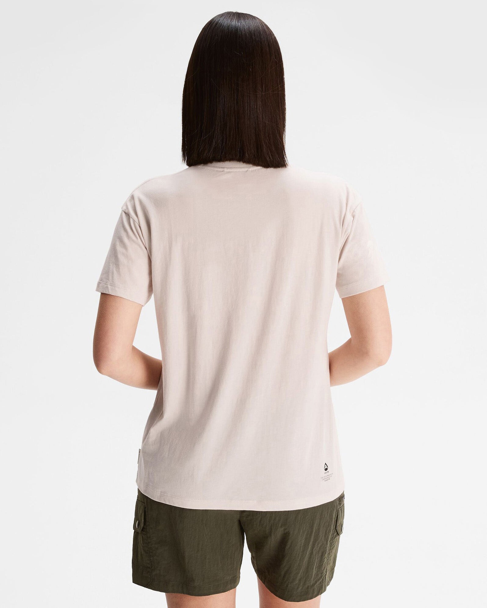 Organic Cotton Women's Ripple T-Shirt | Eco-Friendly Casual Tee for Everyday Wear | Perfect for Yoga, Running & Outdoor Activities
