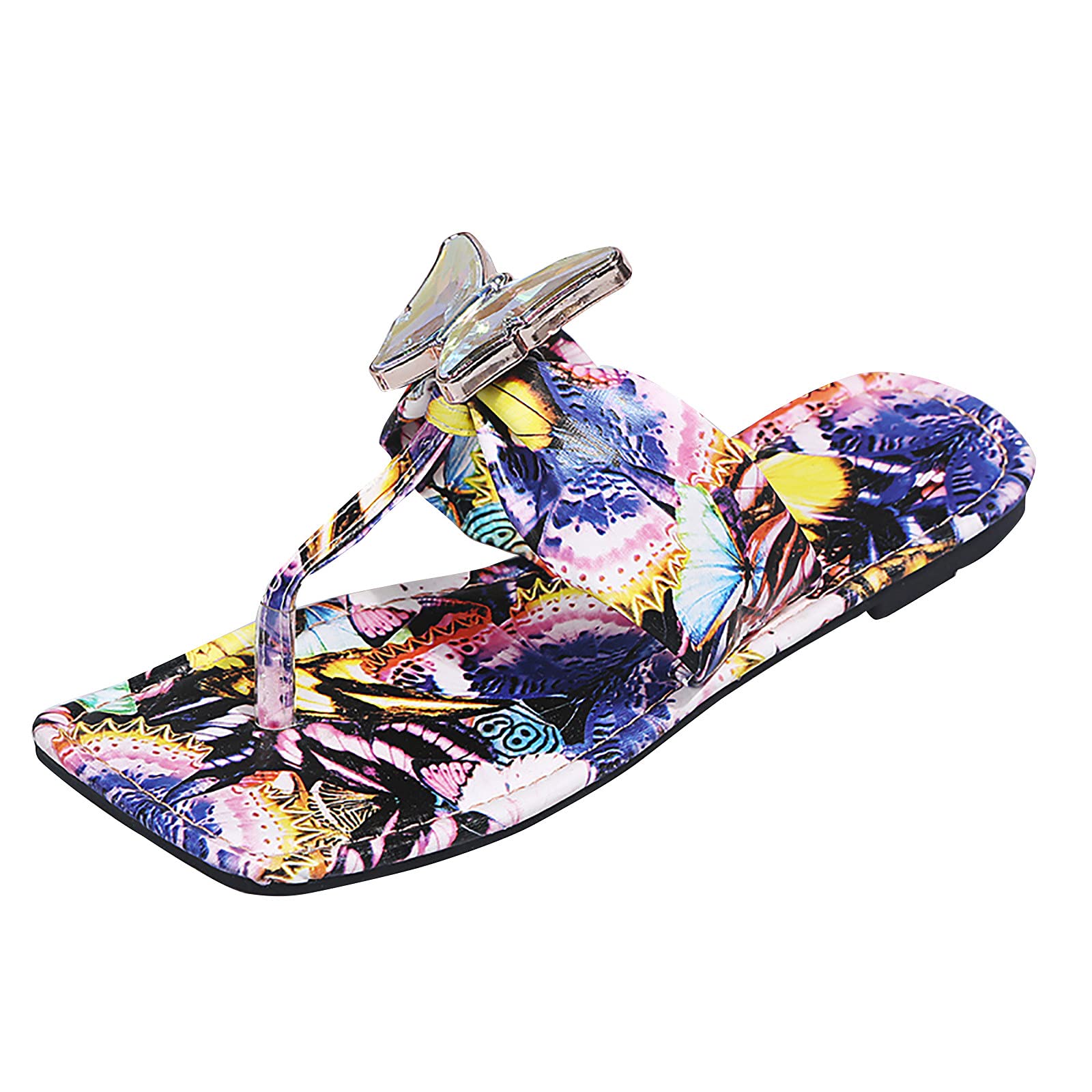 AYASO Women's Summer Slippers 2022 - Breathable Lightweight Mule Slides with Chain Design for Indoor/Outdoor Wear, Beach, Poolside & Home Comfort
