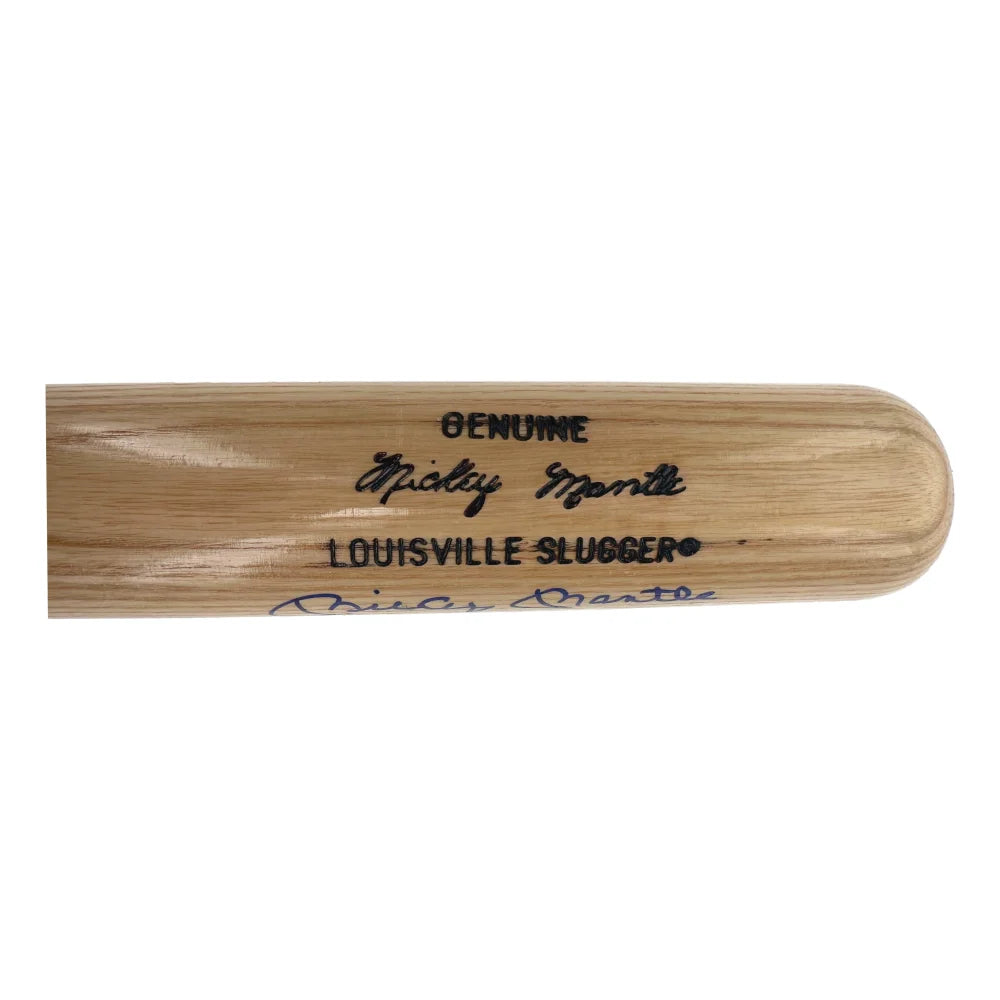Authentic Mickey Mantle Autographed Louisville Slugger Baseball Bat with JSA COA - New York Yankees Memorabilia for Collectors & Sports Fans - Perfect for Display, Gift, or Investment