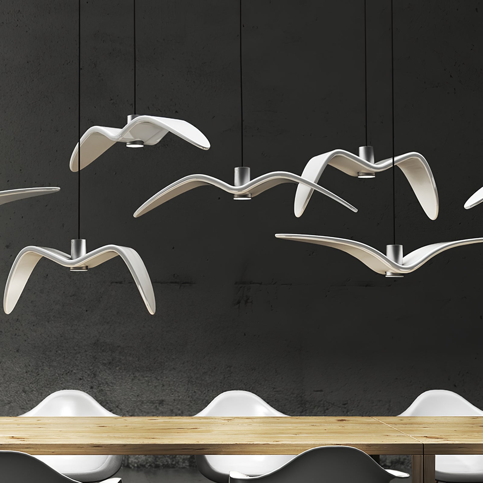 Aviara Modern LED Pendant Light Fixture - Dimmable Hanging Chandelier for Kitchen Island, Dining Room & Bedroom Lighting