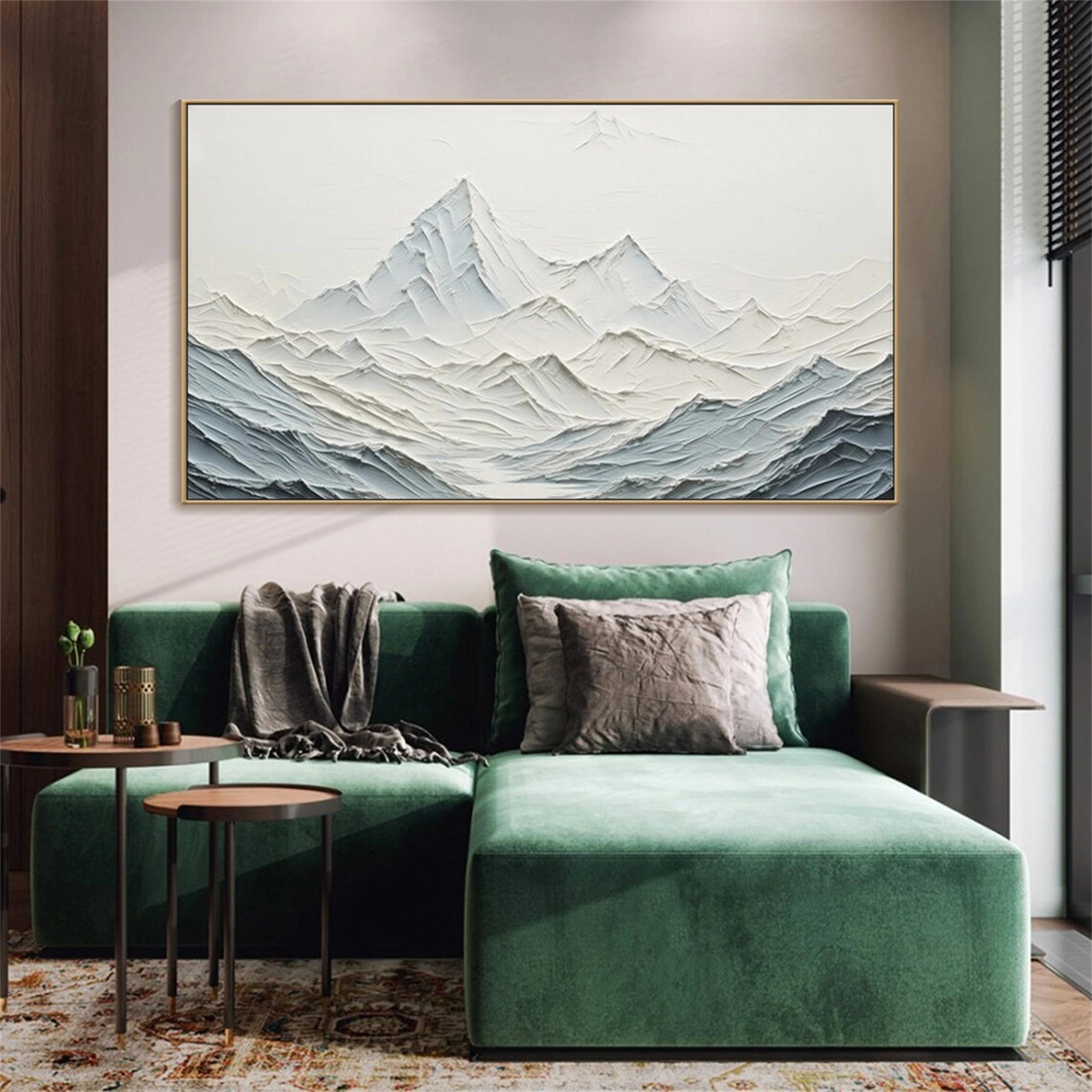 Minimalist Textured Plaster Art Painting - Abstract Wall Decor for Living Room, Bedroom & Office | #MM125