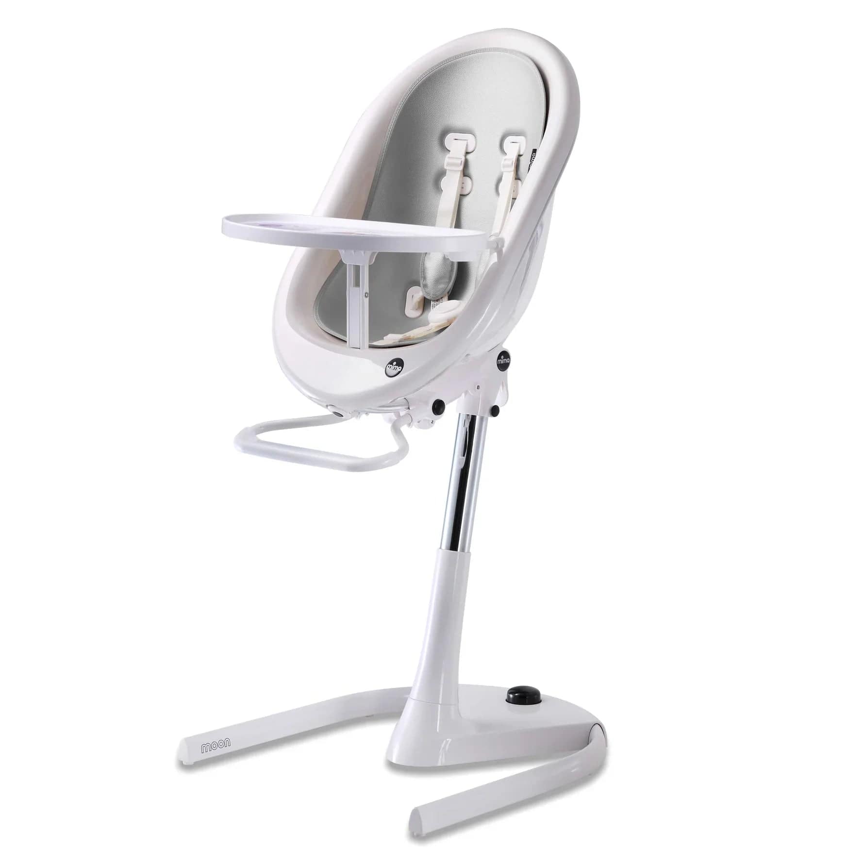 Mima Moon 2G High Chair for Babies & Toddlers - Modern Adjustable Baby Feeding Chair with Safety Harness - Perfect for Dining, Weaning & Playtime at Home