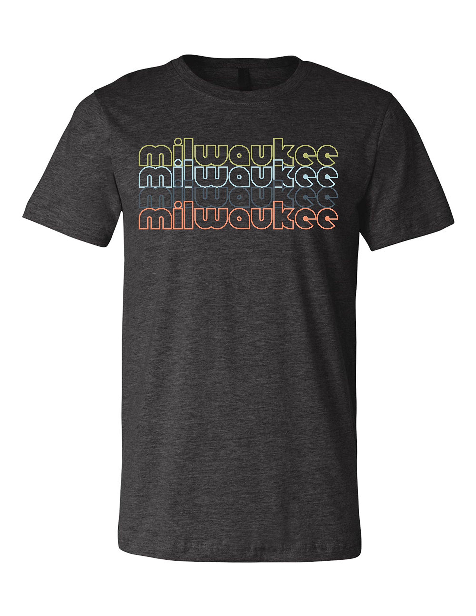 Milwaukee Wisconsin Vintage Retro 3001 Premium Cotton Crewneck T-Shirt - Funny Humorous Slogan Design for Men & Women - Perfect for Casual Wear, Gifts, and Wisconsin Pride