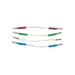 Cardas Audio Headshell Lead 34 AWG Silver/Rhodium Plated Clips - 1.5ft Premium Turntable Tonearm Wires (Set of 4) for Vinyl Record Player & Hi-Fi Audio Systems