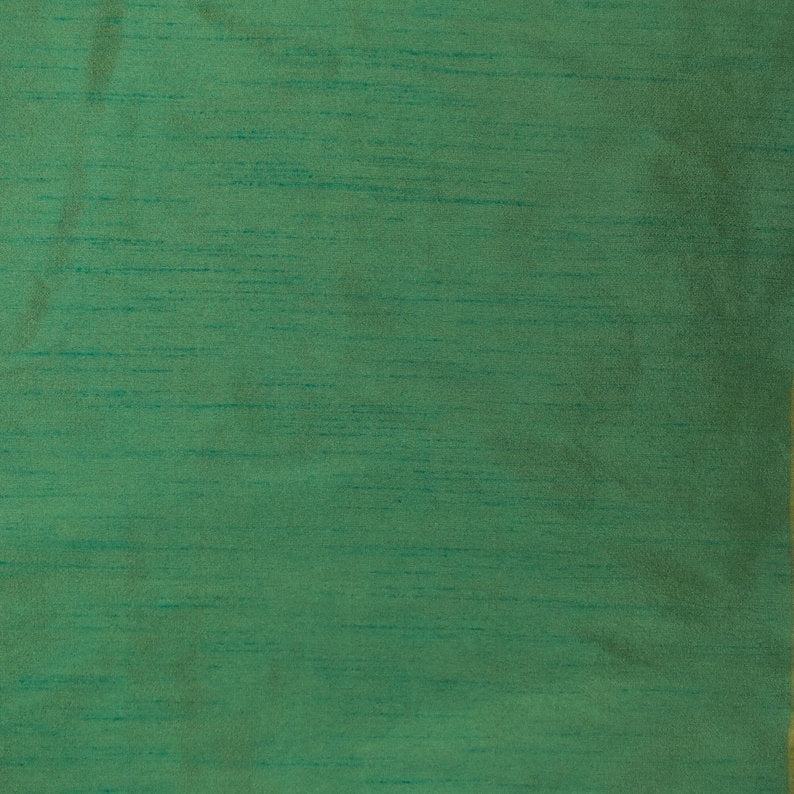 Elegant Aqua & Yellow Art Silk Curtain Panels - Luxury Window Drapes for Living Room & Bedroom Decor - Perfect for Home, Office & Wedding Decorations