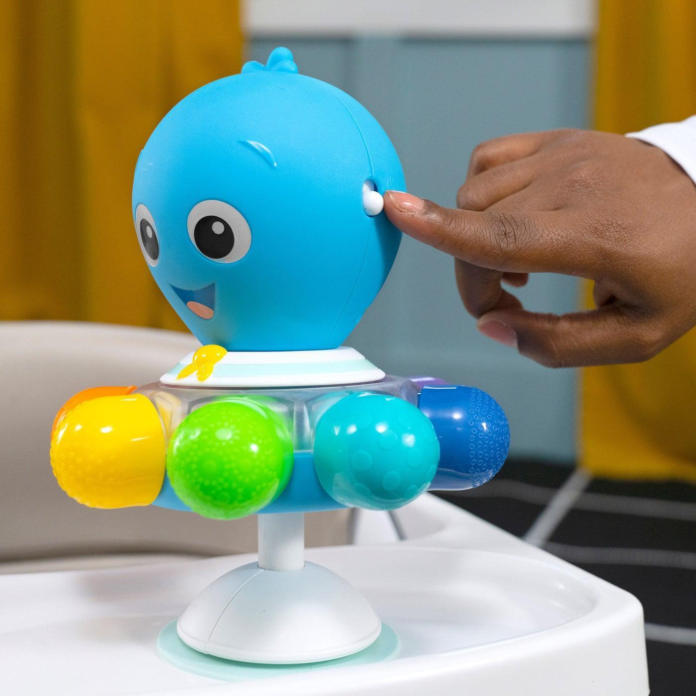 Baby Einstein Opus’s Spin & Sea Suction Cup Toy - Interactive Bath & Highchair Activity for Babies & Toddlers - Sensory Learning & Fun Playtime