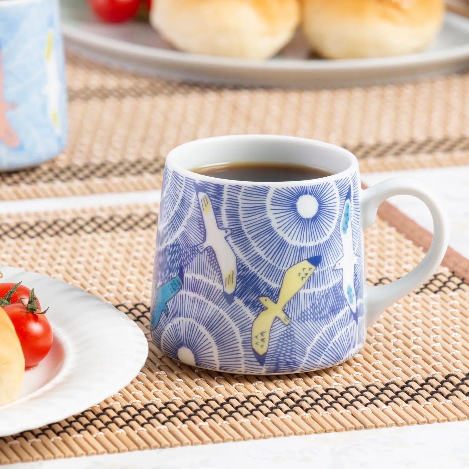 Harekutani Porcelain Seagull Coffee Mug - Elegant Ceramic Tea Cup with Seagull Design, Perfect for Home, Office & Gifts | Dishwasher & Microwave Safe