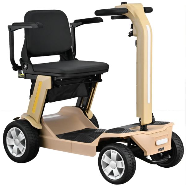 Reyhee Flex 4 Wheel Folding Electric Mobility Scooter for Adults - Lightweight Portable Travel Scooter with Long Battery Life - Perfect for Shopping, Travel & Outdoor Activities