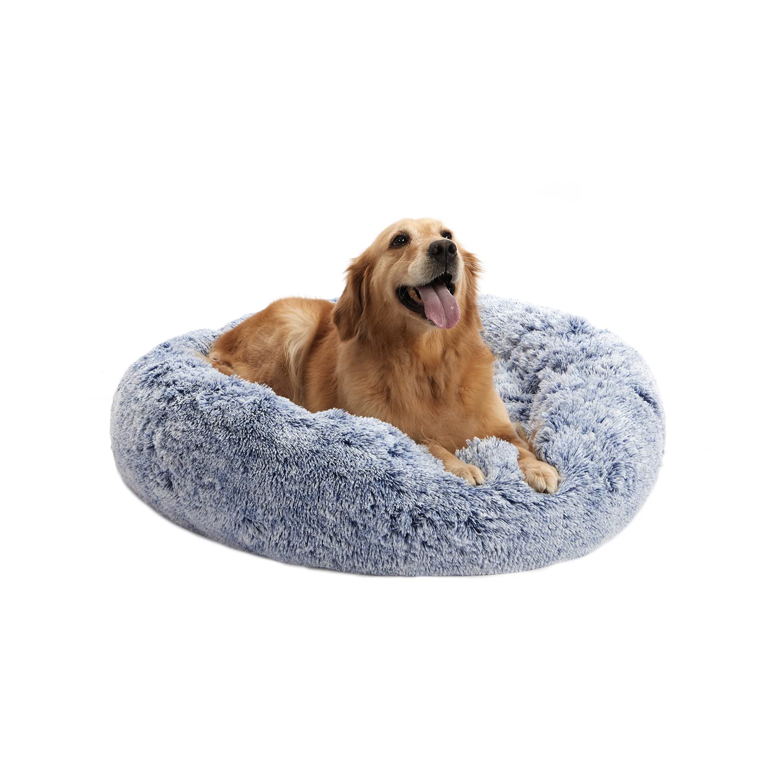 **Calming Donut Dog Bed for Large Dogs - 36