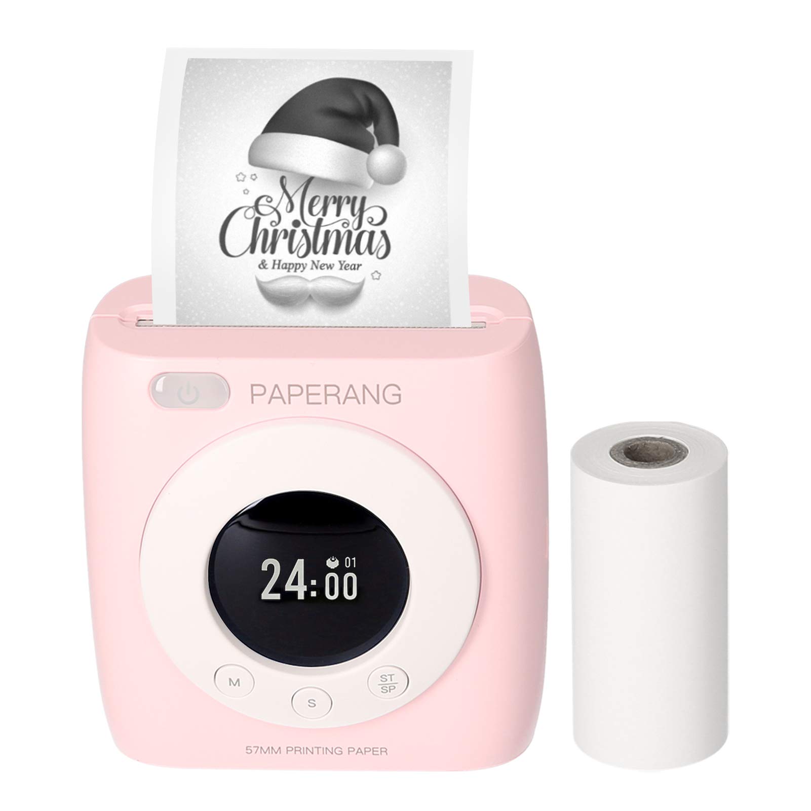 Aibesy Wireless Thermal Pocket Printer - Portable BT Mobile Printer 300dpi for Photos, Receipts, Labels & Stickers | Compatible with Android, iOS, Windows, Mac | Perfect for Home, Office & Travel Use