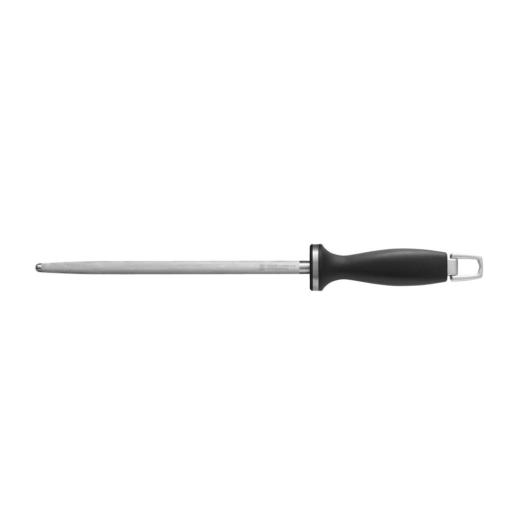 ZWILLING 10-Inch Sharpening Steel - Professional Knife Sharpener for Kitchen Chefs, Butchers & Home Cooks | Perfect for Honing Blades & Maintaining Edge Sharpness | Model 32565-260