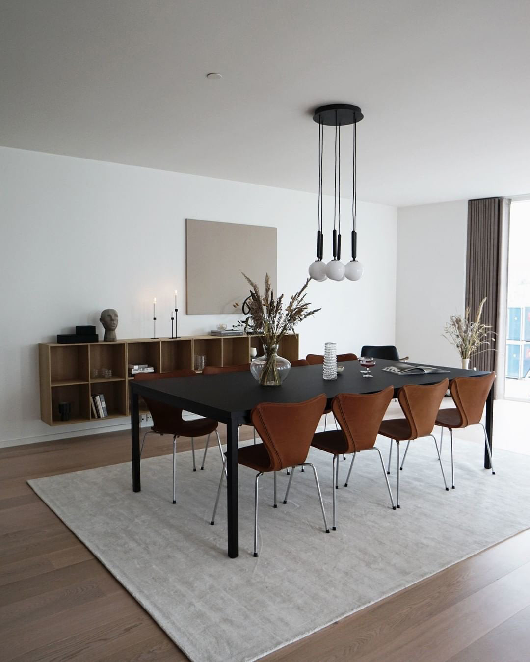 Miira Modern Pendant Light - Sleek Hanging Lamp for Kitchen Island, Dining Room & Bedroom - Adjustable LED Ceiling Light Fixture with Dimmable Warm White Light