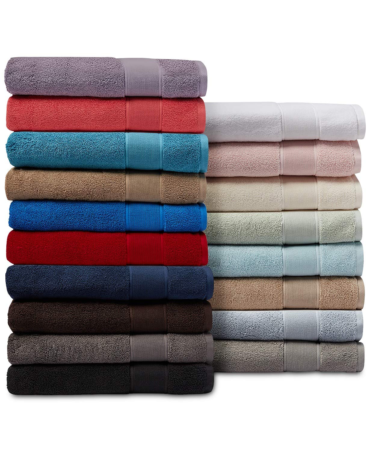 Ralph Lauren Sanders 6-Piece Luxury Bath Towel Set - Solid Tan/Light Brown - 2 Bath Towels, 2 Hand Towels, 2 Washcloths | Soft & Absorbent Cotton for Spa, Bathroom & Guest Room Decor