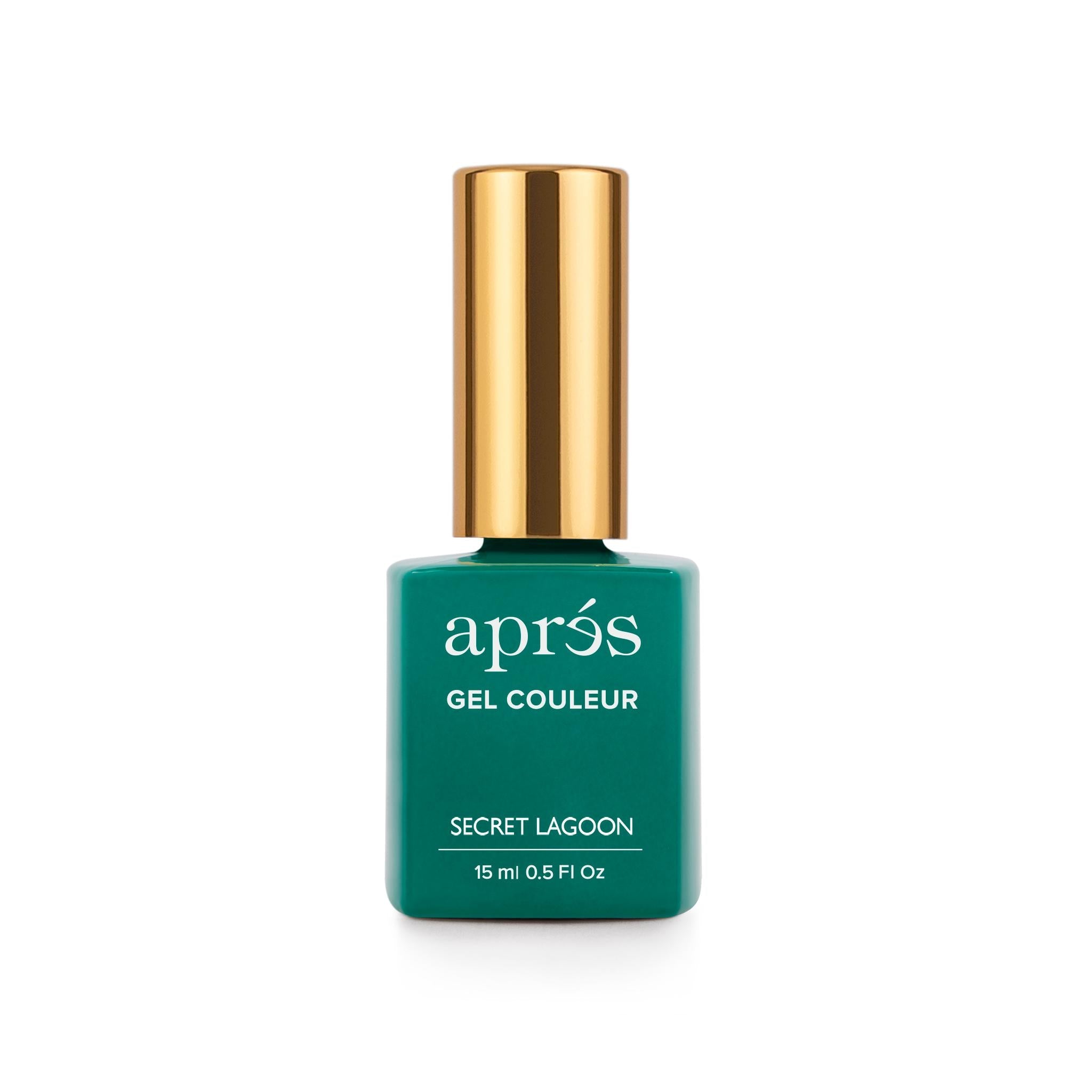 Apres Gel Polish Color - Secret Lagoon | Long-Lasting Nail Lacquer for Salon & Home Manicures | Perfect for Spring & Summer Nail Designs