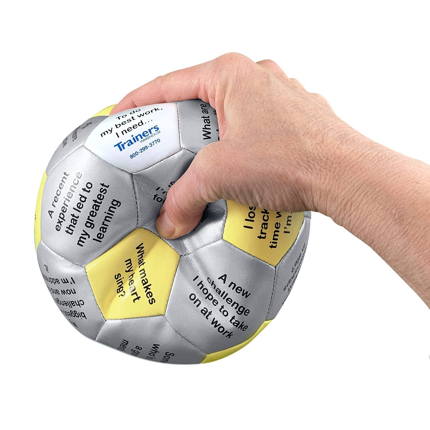Trainers Warehouse Thumball Bundle - Conversation Starter Ice Breaker Set for Team Building (Includes Get Happy at Work, Getting to Know You & Stress Management Thumballs) - Perfect for Workplace Activities, Group Therapy & Classroom Games
