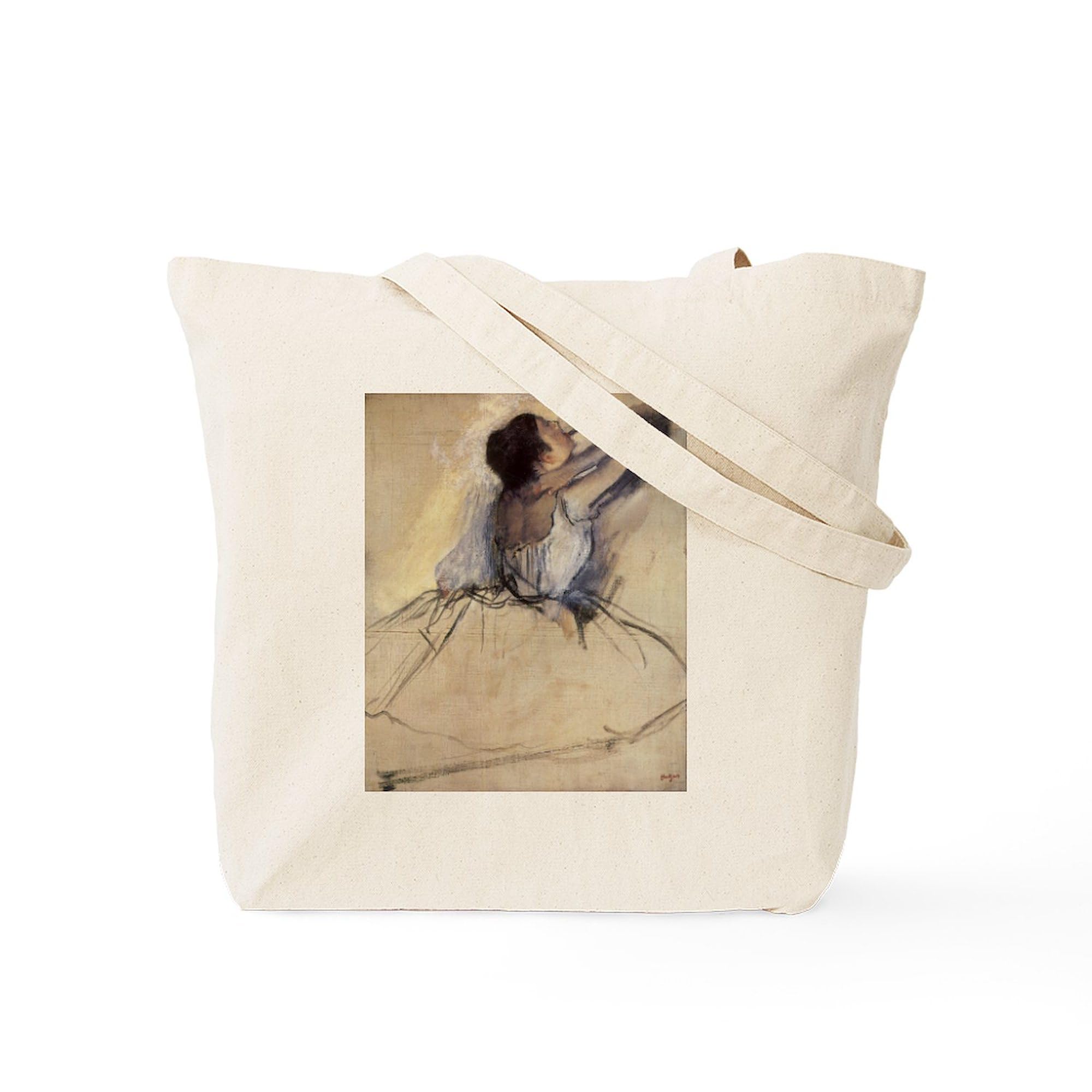 Edgar Degas The Dancer Canvas Tote Bag - Natural Reusable Shopping Bag for Groceries, Beach & Work | Eco-Friendly Cotton Tote