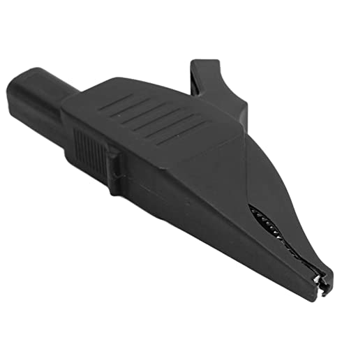 Portable Electric Test Clip - 39.5mm/1.6in Opening Size, Lightweight PA Cover, 5 Color Options for Car & Vehicle Electrical Testing (Black) - Perfect for Automotive Diagnostics, Circuit Testing & DIY Repairs
