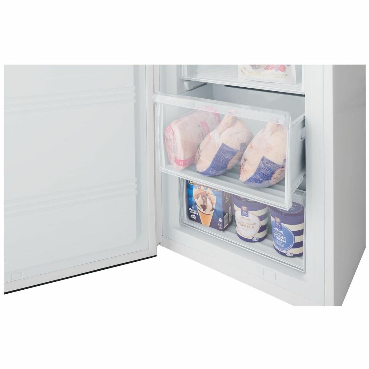 Westinghouse 238L Single Door Freezer - Energy Efficient White Upright Freezer (Model WFB2804WB) for Home, Restaurant & Grocery Storage