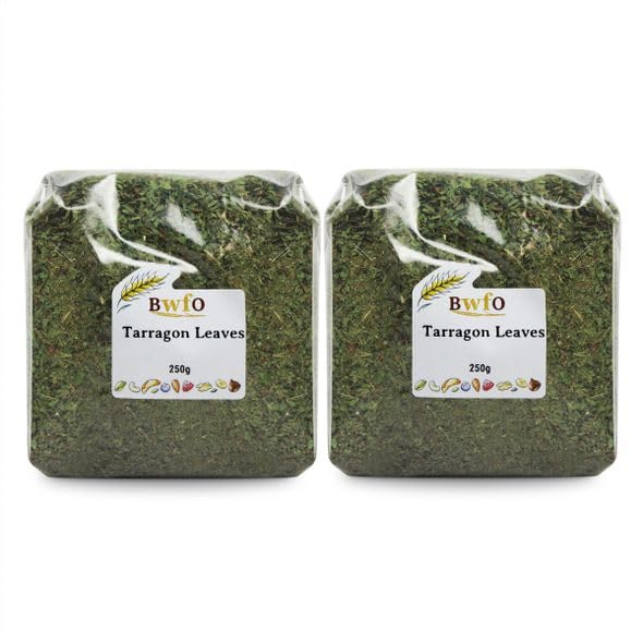 Premium Organic Tarragon Leaves (500g) - Whole Foods Culinary Herb for Gourmet Cooking, Sauces & Salad Dressings | Dried Herbs for French Cuisine & Fine Dining