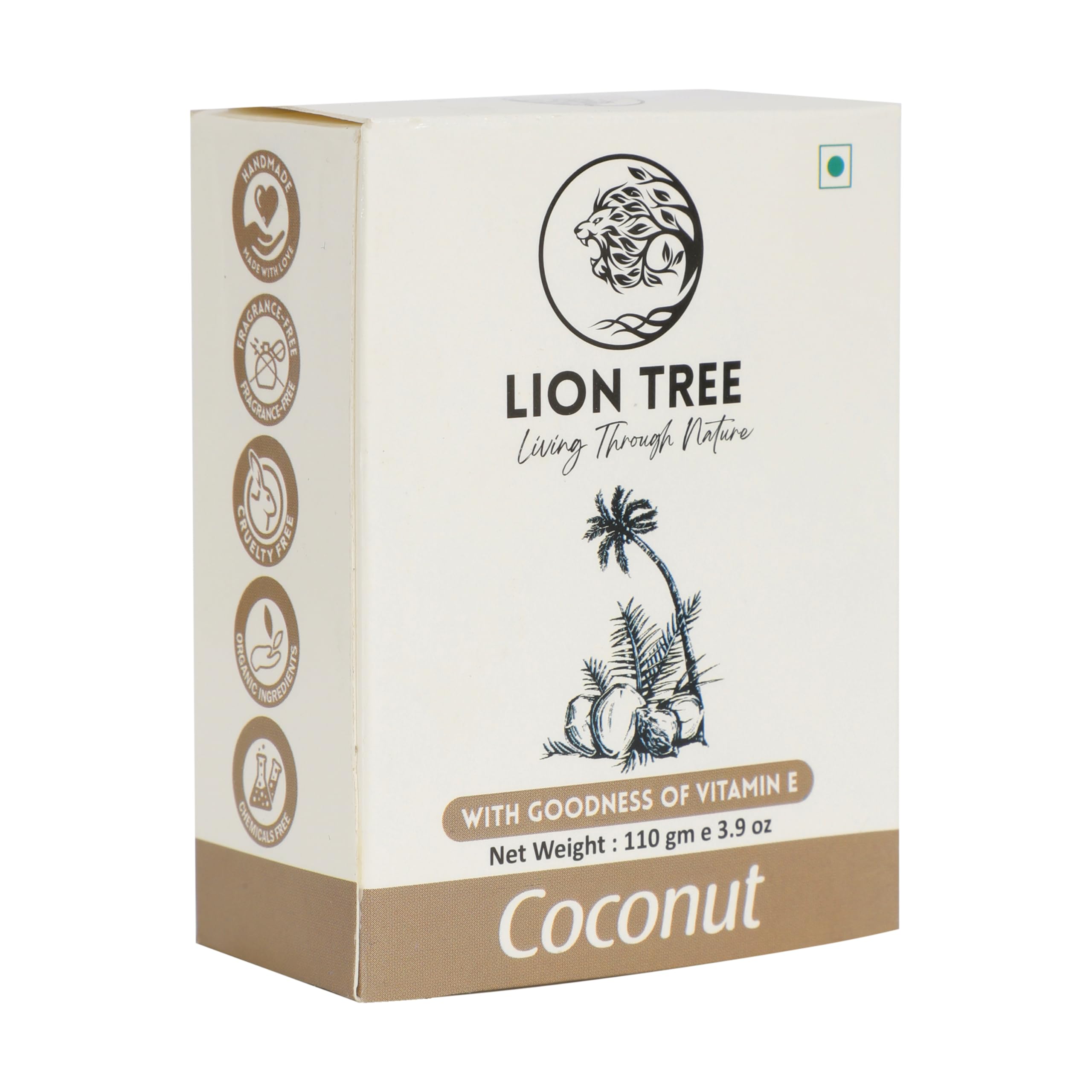 Handmade Coconut Soap Bar with Vitamin E - 110g Moisturizing Beauty Soap for All Skin Types | Natural Skincare, Gift Idea, Eco-Friendly Bath & Body Care