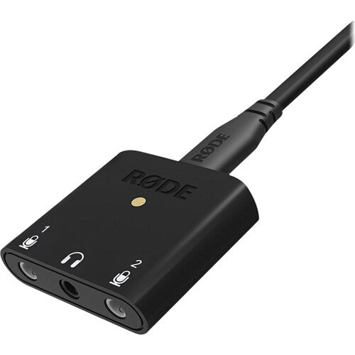 RODE AI Micro Ultracompact 2x2 USB-C Audio Interface for Podcasting, Streaming & Recording - Perfect for Home Studios & Content Creators