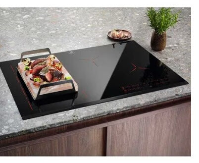 Electrolux EIP8546 80cm Built-in Induction Hob - 4 Zone Ceramic Cooktop with Touch Control for Modern Kitchens | Perfect for Home Cooking, Baking & Entertaining