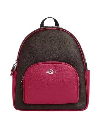 Coach Court Backpack in Signature Canvas - Stylish & Durable Women's Leather Backpack for Work, School & Travel | Perfect Laptop Bag & Everyday Carry