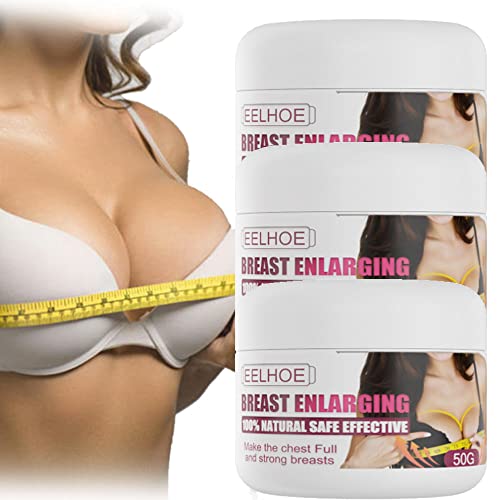 PlumpUp Natural Breast Enhancement & Firming Cream for Women - 50g (3 Pack) | Breast Enlargement, Lifting & Tightening Solution | Perfect for Daily Use, Post-Pregnancy Care & Confidence Boosting