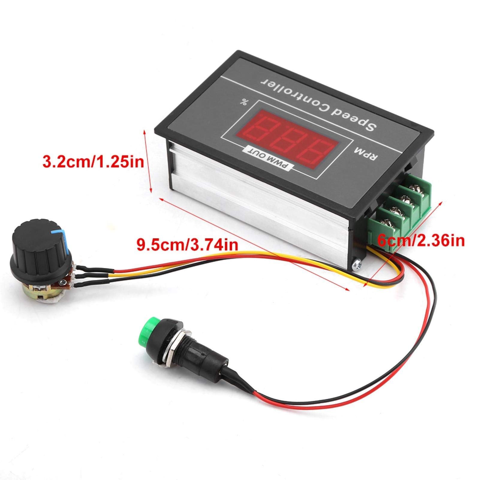 High-Performance Motor Speed Controller for DIY Projects, Robotics, and Industrial Automation - Adjustable RPM with PWM Control