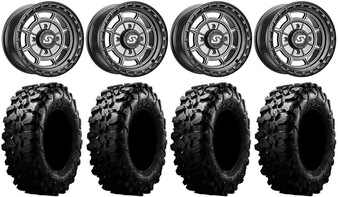 Sedona Rift 15x6 Wheels Grey with 35