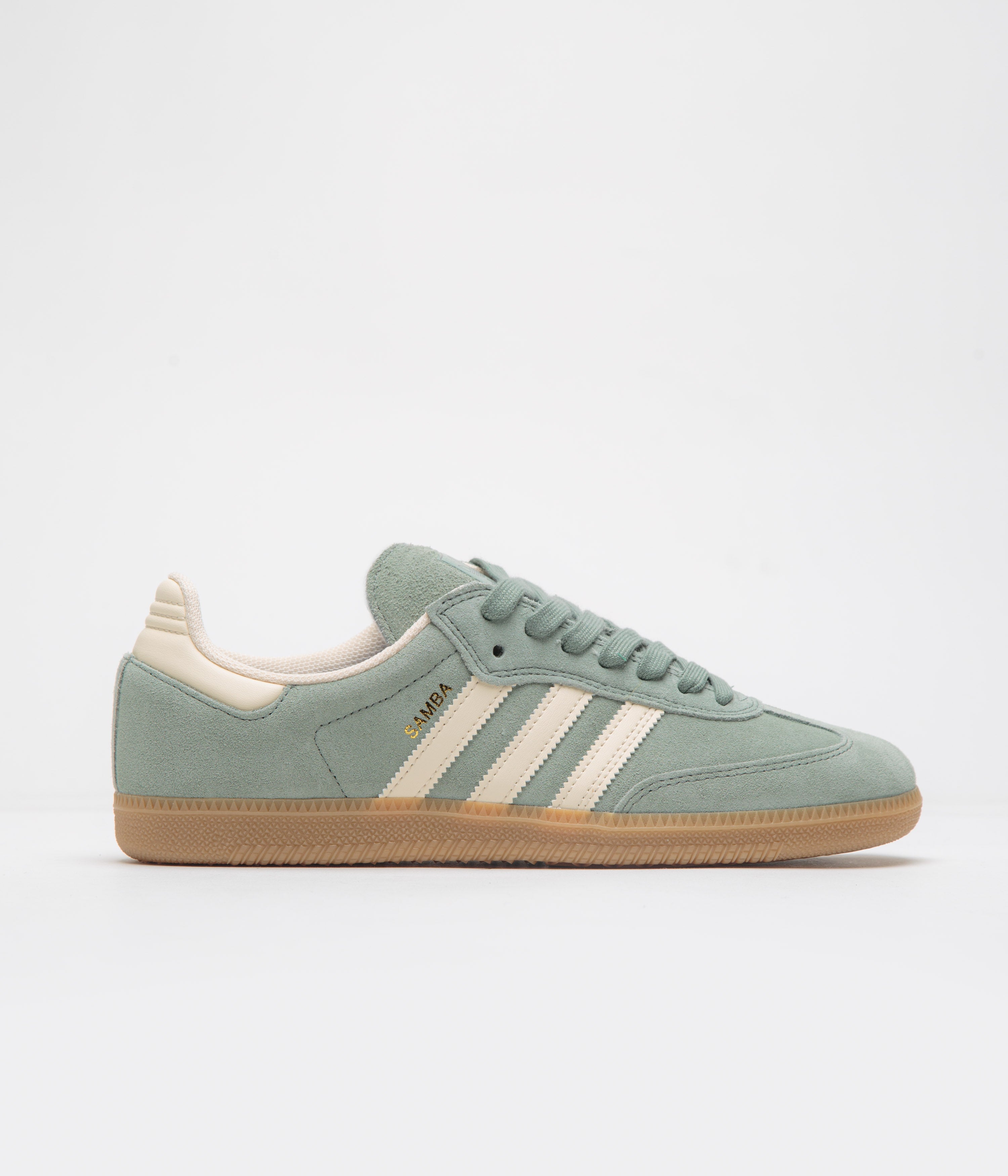 Adidas Samba ADV Sneakers - Silver Green/Wonder White/Gold Metallic - Men's Casual & Streetwear Shoes for Everyday Wear & Urban Fashion
