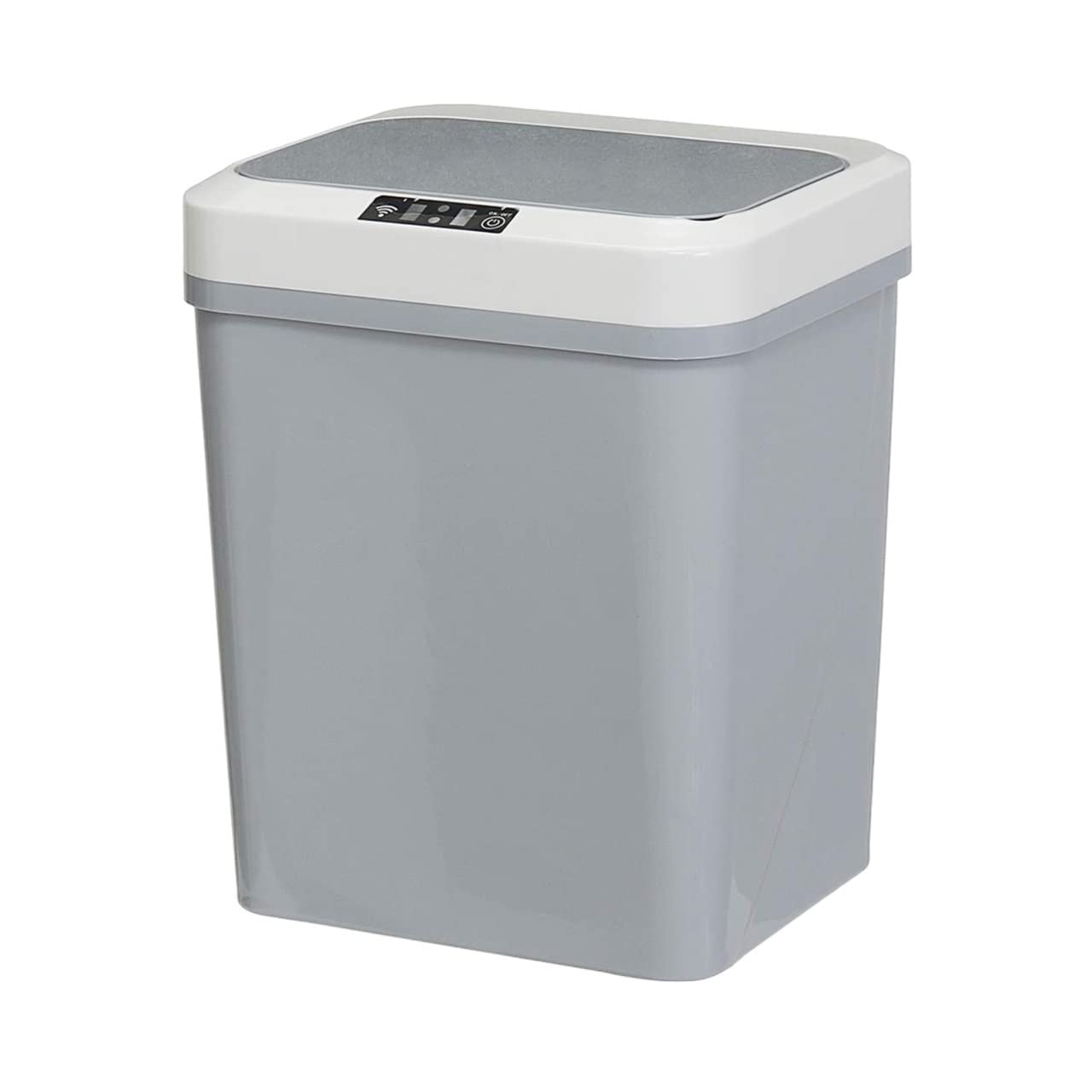 UNNS 15L Smart Sensor Trash Can - Automatic Motion Sensing Garbage Bin with USB Charging, Hands-Free Wastebasket for Home & Office (Color: Elegant Black) - Perfect for Kitchen, Bathroom, Bedroom & Workspace