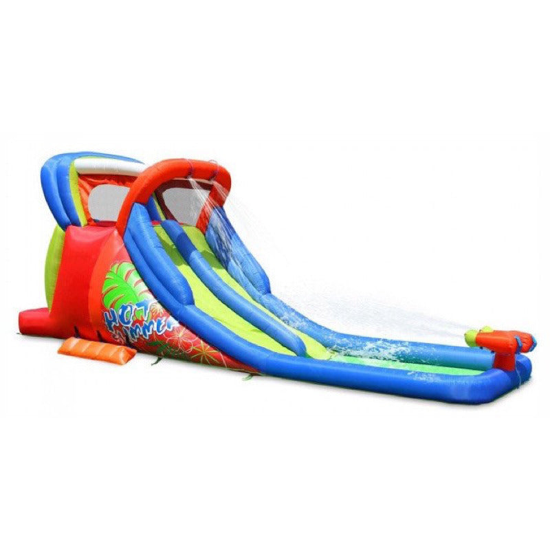 KidWise Inflatable Double Water Slide for Kids - Outdoor Summer Backyard Water Park Fun - Perfect for Birthday Parties, Family Gatherings & Backyard Play