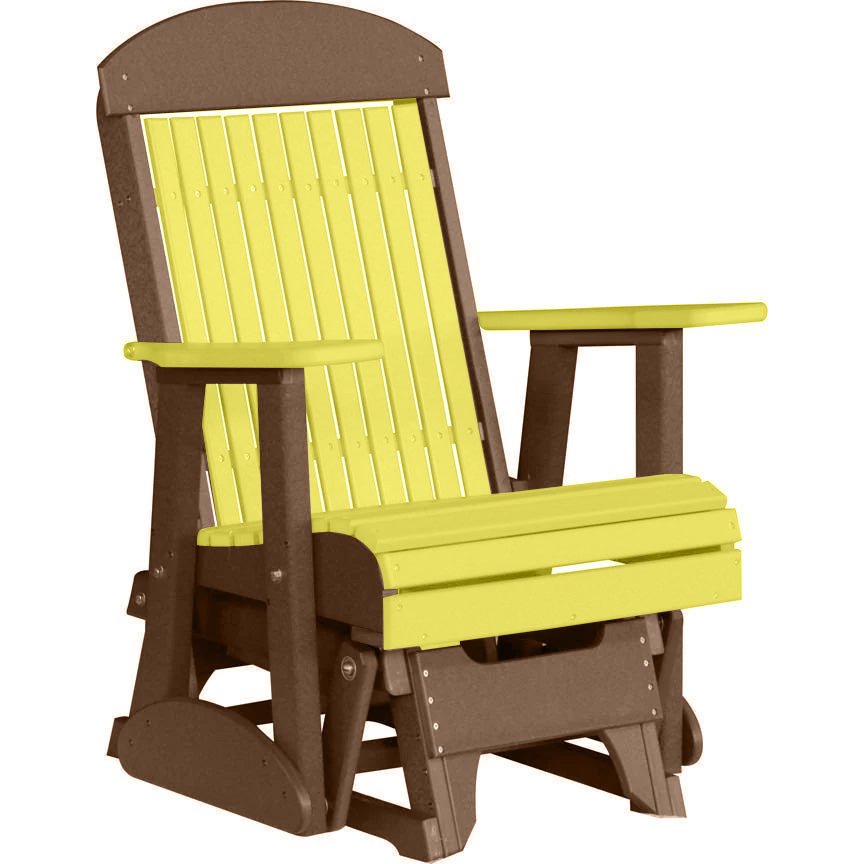 Yellow on Chestnut Brown
