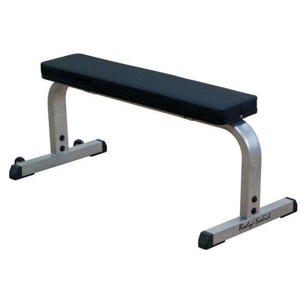 Body Solid Heavy Duty Flat Bench - Adjustable Weight Bench for Home Gym Strength Training | Perfect for Bench Press, Dumbbell Workouts & Full-Body Exercises