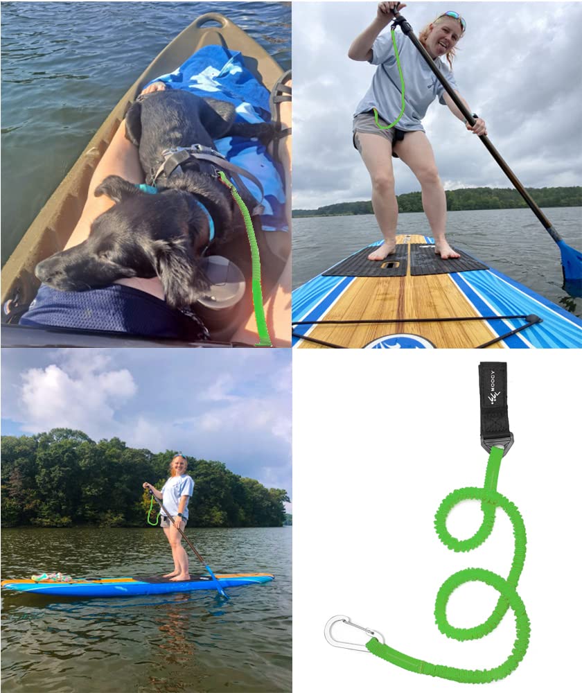 Stretchable Coiled Kayak Paddle Leash & Rod Lanyard - Durable Kayak Fishing Accessories for Paddles and Gear | Perfect for Kayaking, Canoeing, and Water Sports