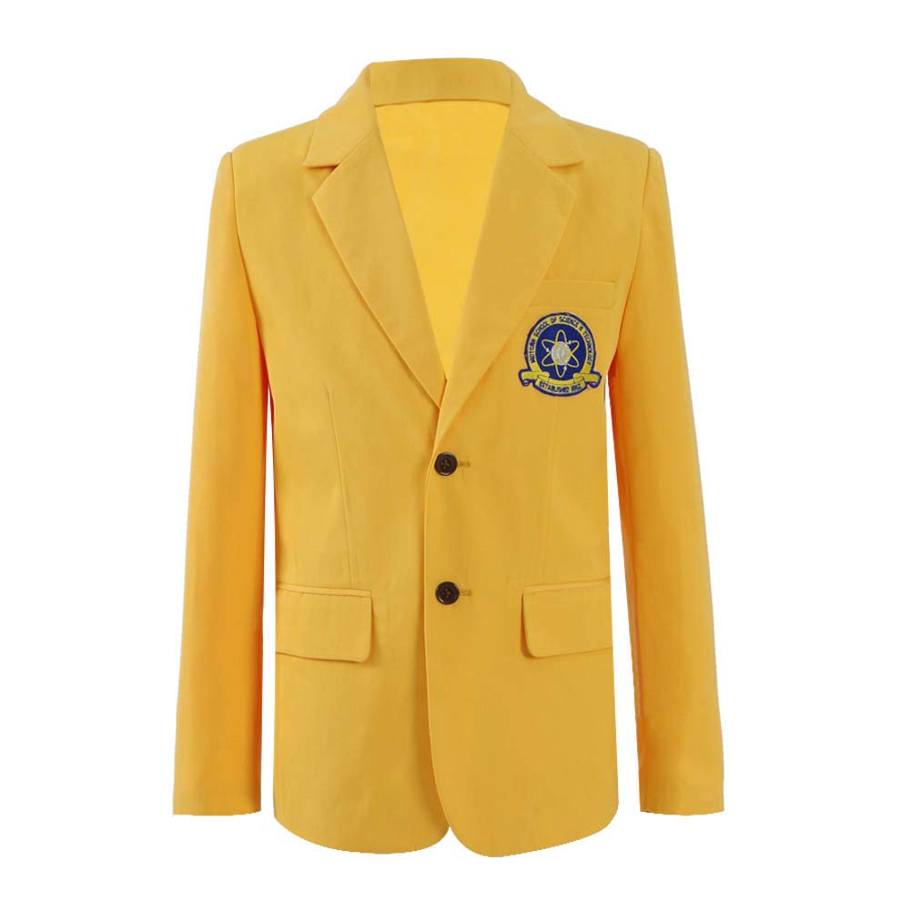 Yellow Blazer Cosplay Costume for Women | Yellow Jackets Outwear Suit (Large Size) | Perfect for Halloween, Comic Con & Themed Parties